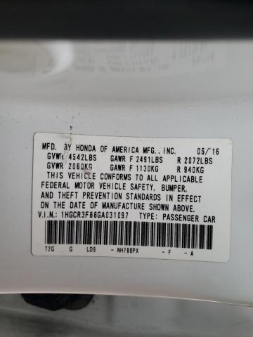2016 HONDA ACCORD EXL 1HGCR3F88GA031097