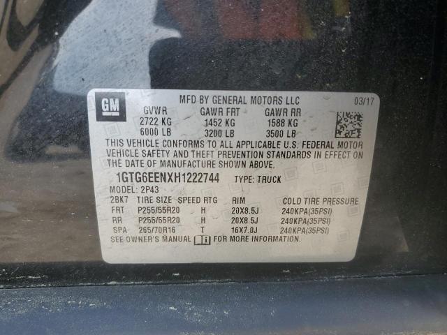 2017 GMC CANYON DEN 1GTG6EENXH1222744