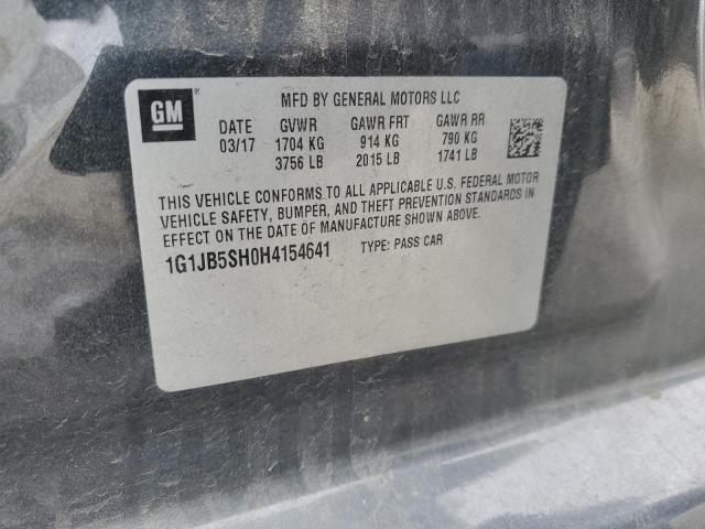 2017 CHEVROLET SONIC LS - 1G1JB5SH0H4154641
