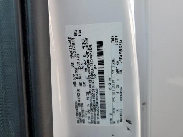 2015 FORD ESCAPE SE - 1FMCU0G79FUC25339