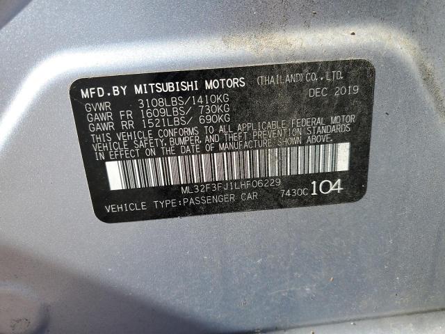 2020 MITSUBISHI MIRAGE G4 - ML32F3FJ1LHF06229