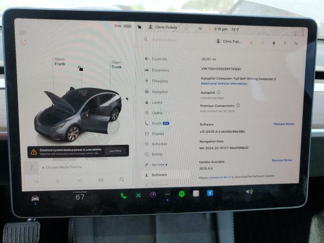 2023 TESLA MODEL Y - 7SAYGDEE6PF781681