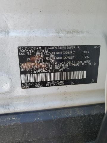 2022 TOYOTA RAV4 XLE - 2T3W1RFV9NW229911