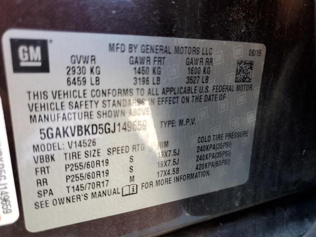 2016 BUICK ENCLAVE - 5GAKVBKD5GJ149659
