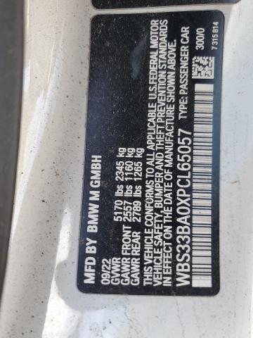 2023 BMW M4 COMPETI WBS33BA0XPCL65057