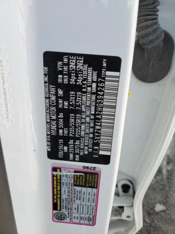 2017 HYUNDAI SANTA FE S - 5XYZW4LA2HG394267