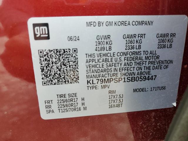 2025 CHEVROLET TRAILBLAZE - KL79MPSP1SB059447
