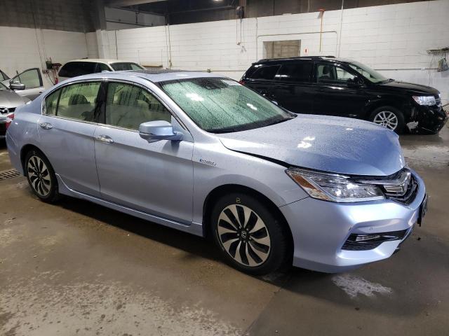 Vin: jhmcr6f79hc022985, lot: 53263565, honda accord touring hybrid 20174