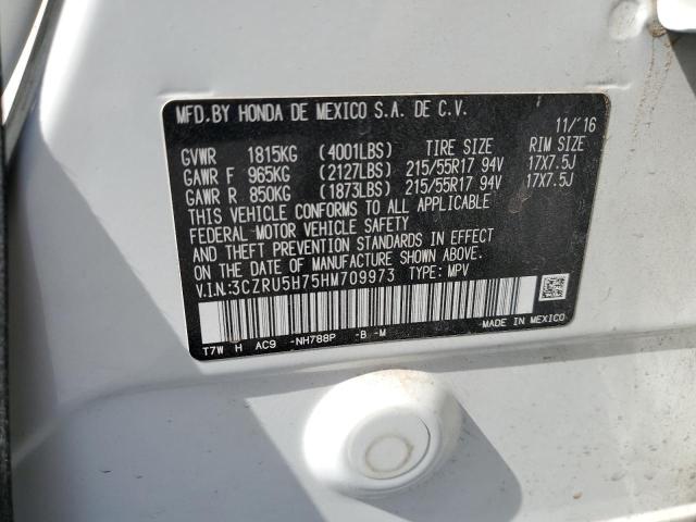 2017 HONDA HR-V EXL - 3CZRU5H75HM709973