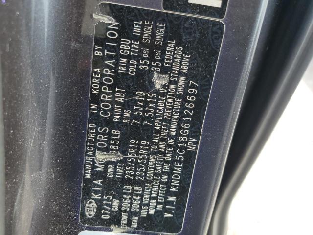 2016 KIA SEDONA SXL - KNDME5C18G6126697