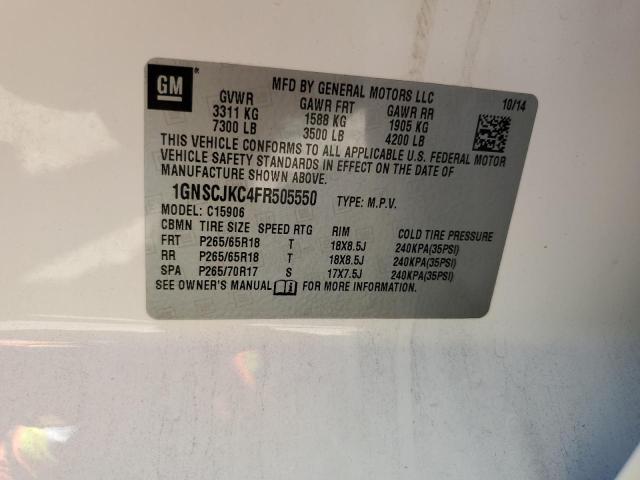 2015 CHEVROLET SUBURBAN C - 1GNSCJKC4FR505550