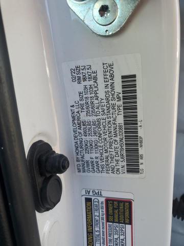 2022 HONDA CR-V EX - 5J6RT6H50NL020881
