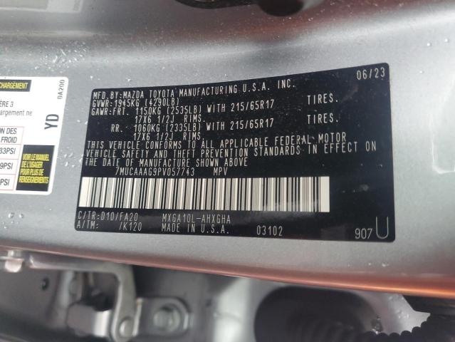 2023 TOYOTA COROLLA CR - 7MUCAAAG9PV057743
