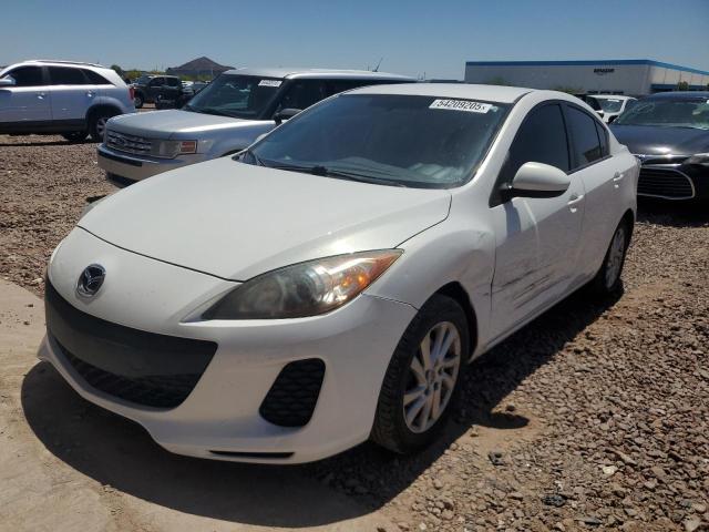 MAZDA 3 I 2012 white  gas JM1BL1V71C1648831 photo #1