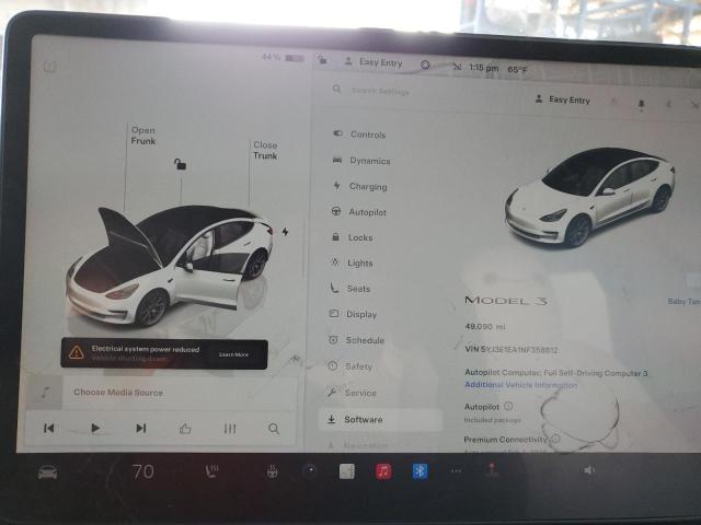 2022 TESLA MODEL 3 - 5YJ3E1EA1NF358612