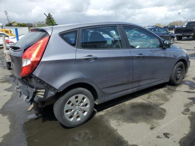 HYUNDAI ACCENT SE 2017 gray hatchbac gas KMHCT5AE4HU346774 photo #4