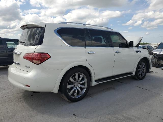INFINITI QX56 2012 white  gas JN8AZ2NE8C9023704 photo #4