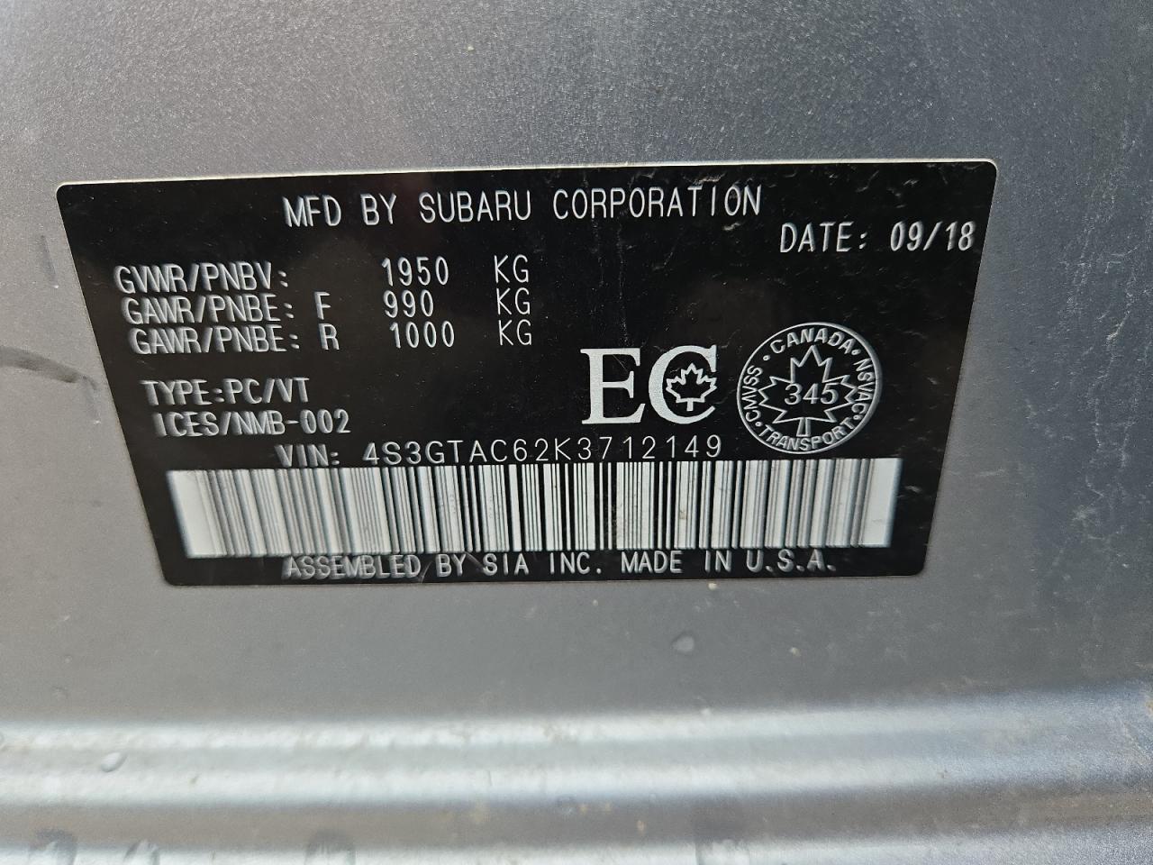 SUBARU IMPREZA PREMIUM