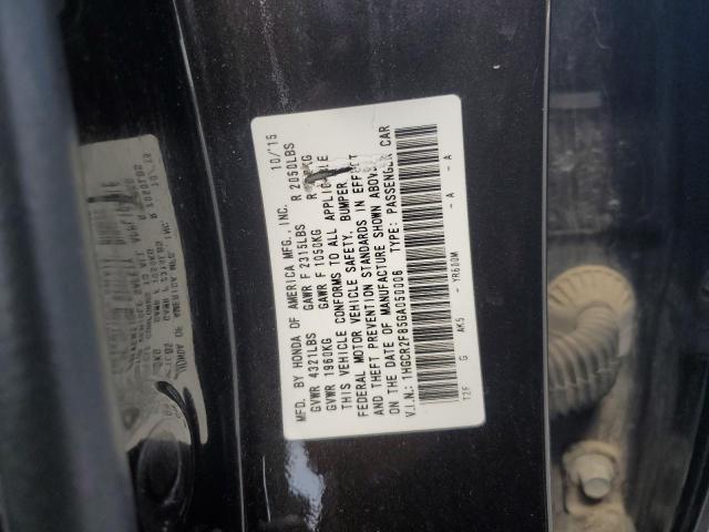 2016 HONDA ACCORD EXL - 1HGCR2F85GA050006