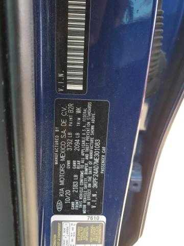 2021 KIA FORTE FE - 3KPF24AD7ME301083