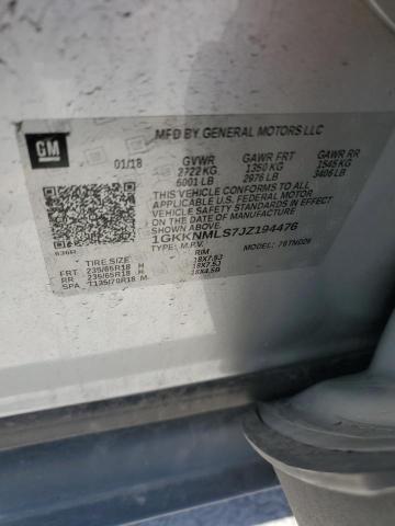2018 GMC ACADIA SLT - 1GKKNMLS7JZ194476