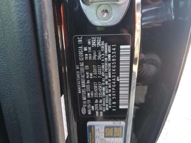2019 KIA SORENTO L - 5XYPG4A31KG585341