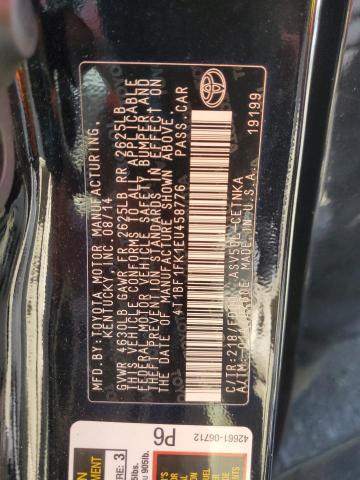 2014 TOYOTA CAMRY L - 4T1BF1FK1EU458776