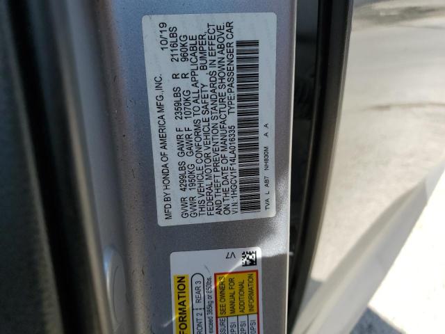 2020 HONDA ACCORD LX - 1HGCV1F14LA016335