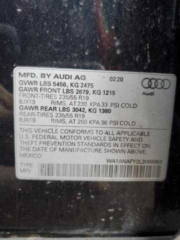 2020 AUDI Q5 PREMIUM - WA1ANAFY2L2069963