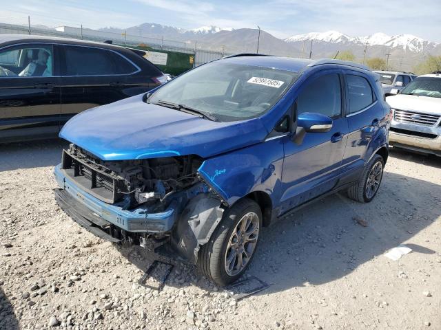 FORD ECOSPORT T 2019 blue  gas MAJ6S3KLXKC289764 photo #1