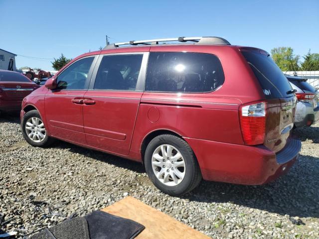 KIA SEDONA EX 2008 red  gas KNDMB233886204826 photo #3