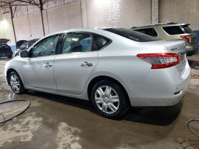 NISSAN SENTRA S 2013 silver sedan 4d gas 3N1AB7AP3DL609646 photo #3
