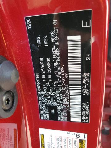 2020 LEXUS NX 300H JTJGJRDZ7L5009324