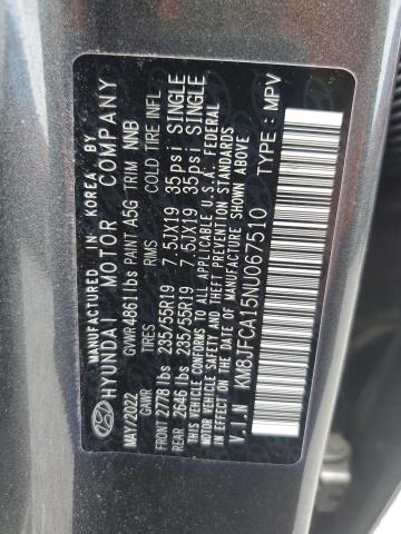2022 HYUNDAI TUCSON SEL - KM8JFCA15NU067510