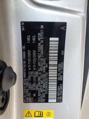 2016 LEXUS RX 350 - 2T2ZZMCA0GC021158
