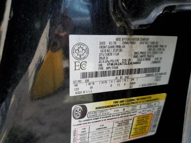 2020 FORD EXPEDITION - 1FMJK2AT3LEA34665