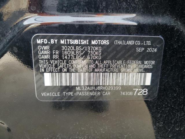 2024 MITSUBISHI MIRAGE ES - ML32AUHJ8RH029399