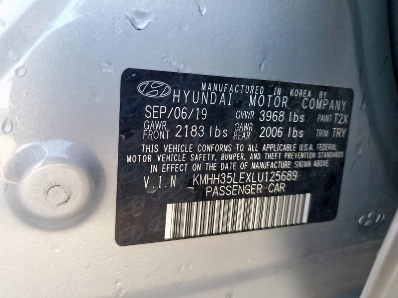 2020 HYUNDAI ELANTRA GT - KMHH35LEXLU125689