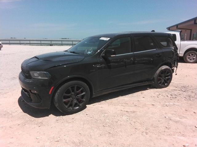 DODGE DURANGO SR 2022 black  gas 1C4SDJGJ1NC158760 photo #1