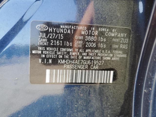 2016 HYUNDAI ELANTRA SE - KMHDH4AE7GU619527