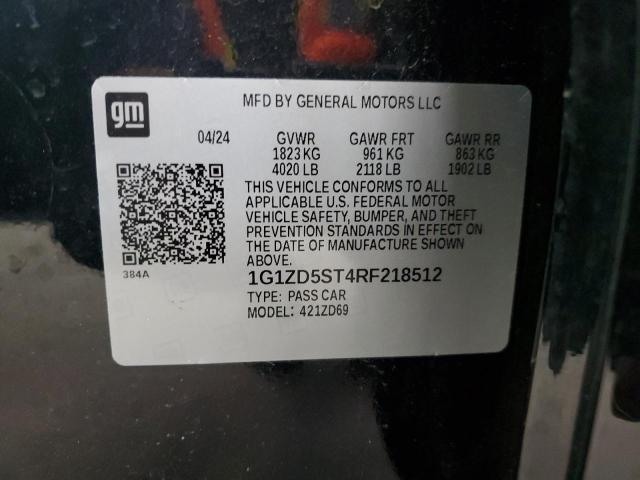 2024 CHEVROLET MALIBU LT - 1G1ZD5ST4RF218512