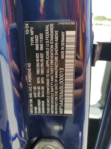 2025 PORSCHE MACAN 4 WP1AA2XA6SL000013