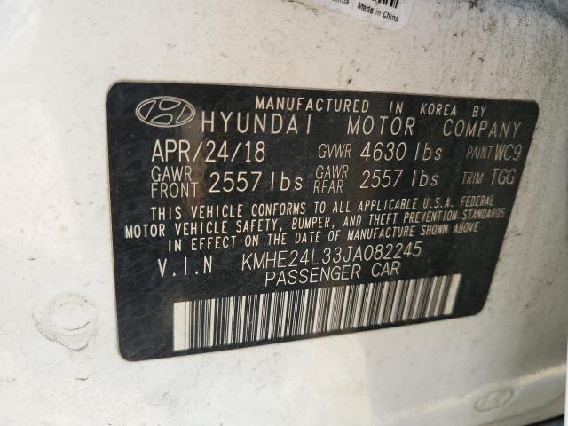 2018 HYUNDAI SONATA HYB - KMHE24L33JA082245