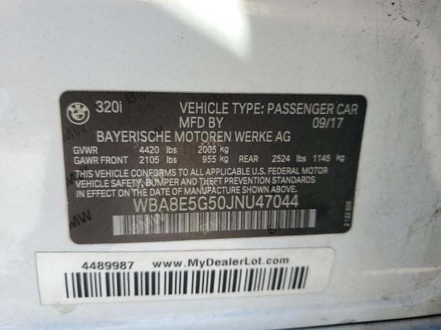 2018 BMW 320 XI - WBA8E5G50JNU47044