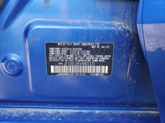 2017 SUBARU WRX LIMITE - JF1VA1J65H9801323