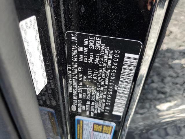 2019 KIA SORENTO L - 5XYPG4A31KG586005