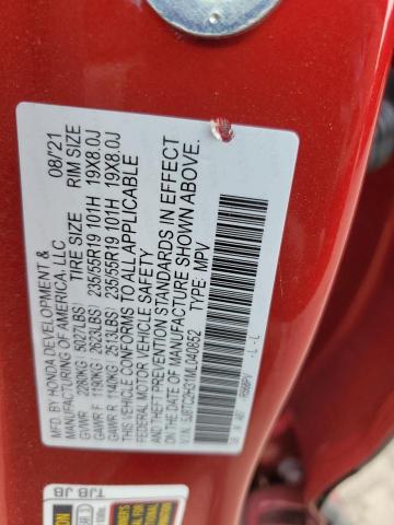 2021 ACURA RDX 5J8TC2H31ML040852
