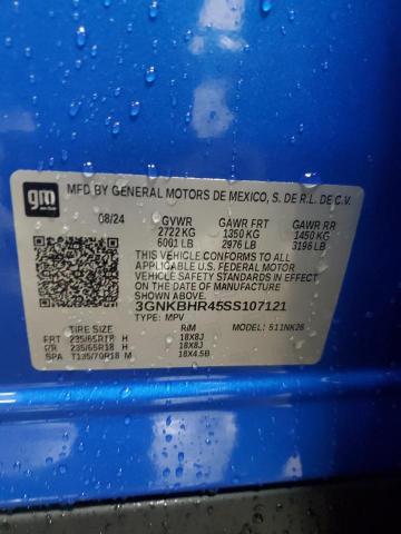 2025 CHEVROLET BLAZER 2LT 3GNKBHR45SS107121