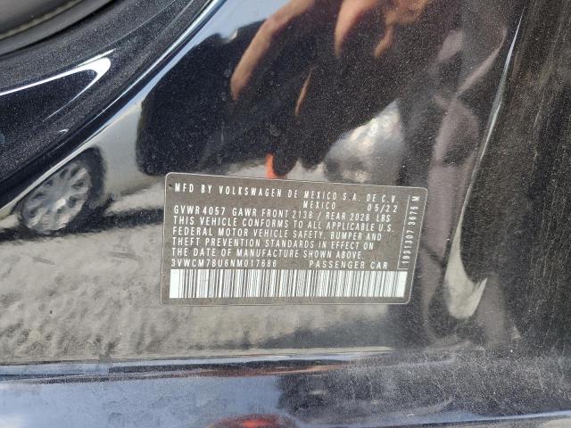 2022 VOLKSWAGEN JETTA S - 3VWCM7BU6NM017686