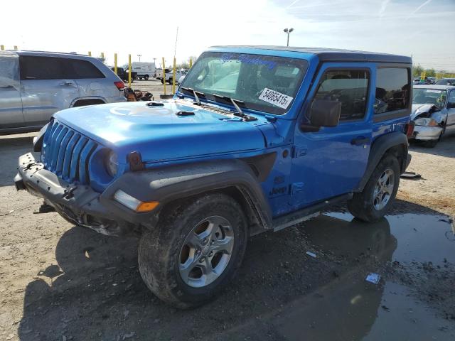 JEEP WRANGLER S 2021 blue  gas 1C4GJXAN1MW715354 photo #1